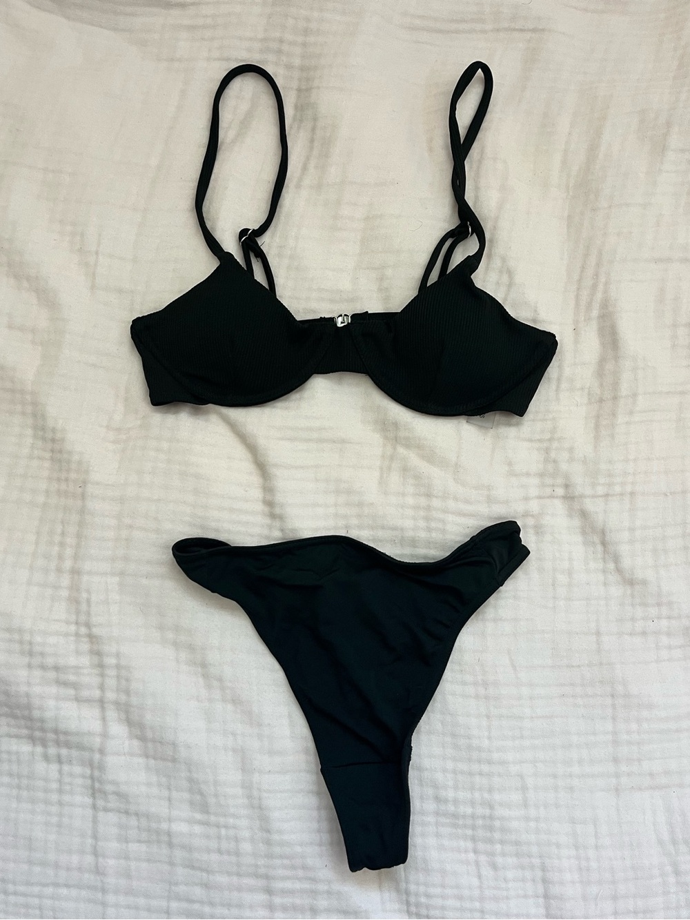 black bikini set